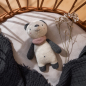 Preview: Babyrassel Panda mit rose Halstuch von ava&yves